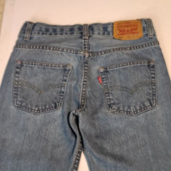 Levis 550 Relaxed Fit Jeans Boys Size 10 Reg 25x25 Casual Outdoors Dark Wash - Picture 8 of 8